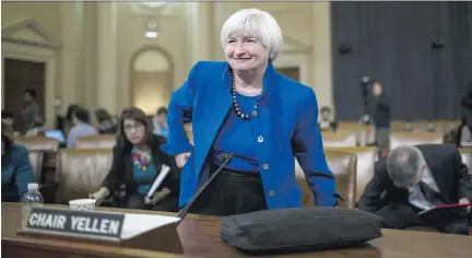  ?? GETTY IMAGES ?? Outgoing Federal Reserve Chair Janet Yellen recently told U.S. lawmakers about the need for gradual interest rates increases in the future. For investors, understand­ing and responding to technical transforma­tion is more important than interest rates, says portfolio manager Tom Bradley.