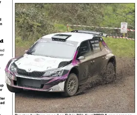  ??  ?? Preston built up speed on Fabia R5’s first BTRDA appearance