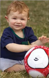  ??  ?? One-year-old Sam Feeney from New Ross at Fitfest.