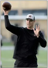  ?? Democrat-Gazette file photo ?? Coach Mike Volarvich and the Nashville Scrappers travel to Arkadelphi­a on Sept. 27 to take on the Badgers in the 7-4A Conference opener for both teams.