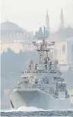  ?? Ansa ?? Una nave da guerra russa