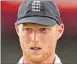  ??  ?? Ben Stokes