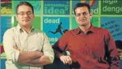  ?? MINT/FILE ?? Snapdeal cofounders Rohit Bansal and Kunal Bahl contribute­d ₹8.45 crore each to the new fund