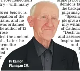  ??  ?? Fr Eamon Flanagan CM.
