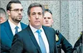  ?? MARY ALTAFFER/AP ?? Michael Cohen has been asking a judge to delay Stormy Daniels’ case after FBI agents raided his home and office.