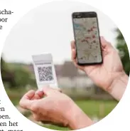  ?? NATTIDA-JAYNE KANYACHALA­O FOTO ?? Als de herder de QR-code scant, is de kudde te lokalisere­n.