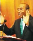  ??  ?? Godwin Emefiele