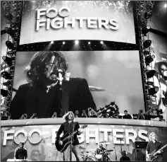  ?? — AFP file photo ?? Frontman Grohl of the Foo Fighters performs on stage.