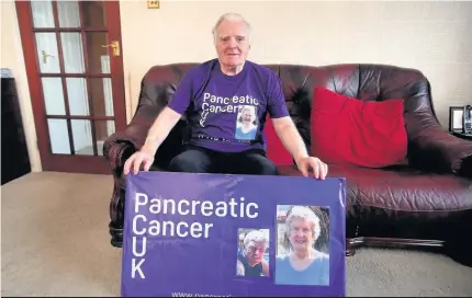  ??  ?? Joe Robison, 86, will be making a parachute jump to raise money for pancreatic cancer research
