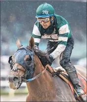  ?? Benoit Photo ?? ACCELERATE will be mounted Saturday not by Victor Espinoza, above, but by Joel Rosario.