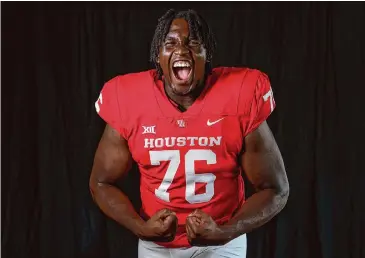  ?? Brett Coomer/Staff photograph­er ?? Patrick Paul was a three-year starter at UH and was rated as one of the nation’s best pass protectors.