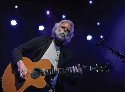  ?? JOSE CARLOS FAJARDO — BAY AREA NEWS GROUP ?? Marin’s Bob Weir is continuing the Grateful Dead New Year’s Eve concert tradition with his Wolf Bros troupe.