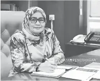  ??  ?? LEGASI: Nadzerah meneruskan legasi kepimpinan wanita di JaPen Sabah.