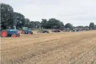  ??  ?? Young farmers take part in a ploughing match on land near Bilton at the weekend