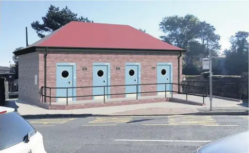  ?? RSC ARCHITECT ?? An artist’s impression of the new Griffin Park toilets in Porthcawl