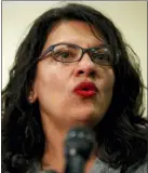  ?? AP FILE ?? Rep. Rashida Tlaib, D-Mich.