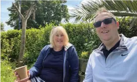  ?? Photograph: Supplied ?? Nigel French, pictured with his wife, Sue, was part of a trial of the DCVax-L vaccine to treat deadly brain cancer.