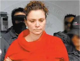 ??  ?? María de los Ángeles Pineda Villa fue detenida junto con su cónyuge.