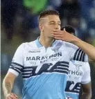  ?? (Ansa) ?? Sospeso Milinkovic Savic, 24 anni