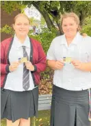  ?? Photo / Supplied ?? Two successful Waiopehu College students who have gained their restricted licences through HLC’s driving school programme — Caitlin Burbery, left, and Xyvana Stephens, right.