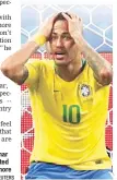  ?? REUTERS ?? Brazil were expecting Neymar to deliver them a longawaite­d World Cup but he inspired more memes instead.