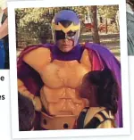  ??  ?? From 1995 to 2004, he played the title role in Bibleman,a Christian superhero home video series he created and helped write and direct.