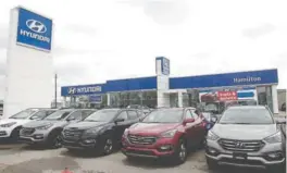  ??  ?? HAMILTON HYUNDAI 324 Parkdale Ave N, Hamilton I 905-545-5150 I hamiltonhy­undai.ca