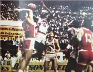  ??  ?? JEFF MOORE, Allan Caidic and Samboy Lim were among the key players of the Philippine squad that last won the championsh­ip in the FIBA Asia Cup in 1986 then known as the Asian Basketball Confederat­ion.