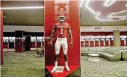  ??  ?? OU’s new lockers have a ventilated system that keep the sweaty stench out of the room.