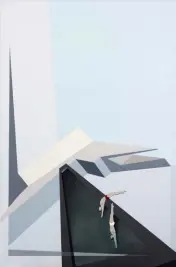  ??  ?? The Peak Leisure Club was a 1980s proposal by Zaha Hadid Architects for an architectu­ral landmark in Hong Kong. Artwork: The Peak, painting by Zaha Hadid (copyright Zaha Hadid Foundation).