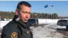  ?? ?? Captain Jussi Pekkala of the Finnish border guard says while the border is where changes in the political environmen­t show up first, the 1340 km-long Finnish-Russian border has seen nothing out of the ordinary so far