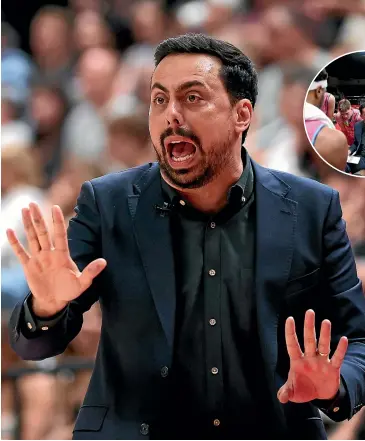 ?? GETTY IMAGES ?? Mody Maor said the Breakers were ‘‘abysmal’’ in the first half against the Illawarra Hawks. After some calming words – and a few home truths – from their coach, they improved greatly in the second half to win 91-81, boosting their chances of finishing second.