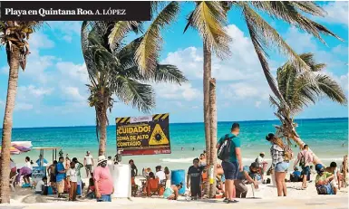  ?? A. LÓPEZ ?? Playa en Quintana Roo.