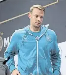  ?? FOTO: EFE ?? Neuer, ayer en la rueda de prensa