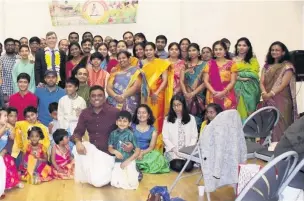  ??  ?? Macclesfie­ld’s Tamil community celebrates Deepavali, above and below