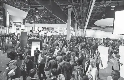  ??  ?? CES attracts more than 180,000 attendees, including 4,000 exhibitors. CONSUMER TECHNOLOGY ASSOCIATIO­N