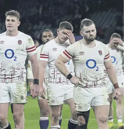  ?? ?? England suffered a poor Autumn Nations Series, their only victory coming against Japan