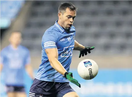  ??  ?? Pointing way:
Dean Rock’s unerring accuracy can boost Dessie Farrell’s side as they strive to capture ‘Sam’ yet again