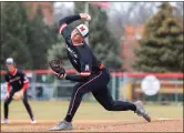  ?? TIMOTHY ARRICK — FOR MEDIANEWS GROUP, FILE ?? Orchard Lake St. Mary’s pitcher Brock Porter throws a pitch against Novi Detroit Catholic Central earlier this spring.