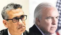  ?? Tampa Bay Times/Miami Herald ?? Robert Asencio, left, is challengin­g U.S. Rep. Carlos Gimenez in the race for Florida’s 28th Congressio­nal District.