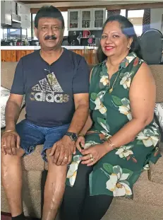  ?? Photo: Laisa Lui ?? Jatish Kumar and his wife Susma Kumar in their home in Salusalu Street, Labasa on July 09,2020.