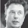  ??  ?? Elon Musk