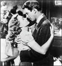  ??  ?? Mary and George Bailey (Donna Reed and Jimmy Stewart) engage in a little anacolutha.