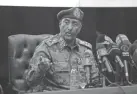  ?? MARWAN ALI/AP FILE ?? Gen. Abdel-Fattah Burhan and forces loyal to him dissolved Sudan’s transition­al government and detained other government officials and political leaders in an Oct. 25 coup.