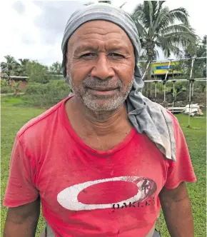  ?? Photo: Shratika Naidu ?? Tui Wailevu Ratu Jovesa Maivalili in Wailevu Village, Cakaudrove Province on August 4, 2020.