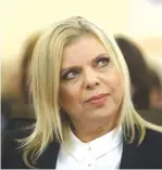  ?? (Marc Israel Sellem/The Jerusalem) ?? SARA NETANYAHU