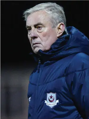 ??  ?? Pete Mahon insists Drogheda don’t look like relegation contenders.