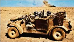  ?? ?? Right: The NSKK also trained drivers for the Army’s massproduc­ed Type 82 Kübelwagen, seen here in North Africa