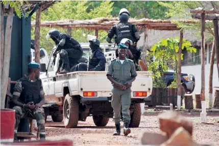  ?? HABIBOU KOUYATE|AFP ?? Forças Armadas do Mali abateram indivíduos que perpetrara­m ataque terrorista reivindica­do pela aliança nascida da fusão de grupos rebeldes