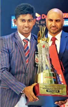  ??  ?? The star of the year - Kamindu Mendis, The Future. Today